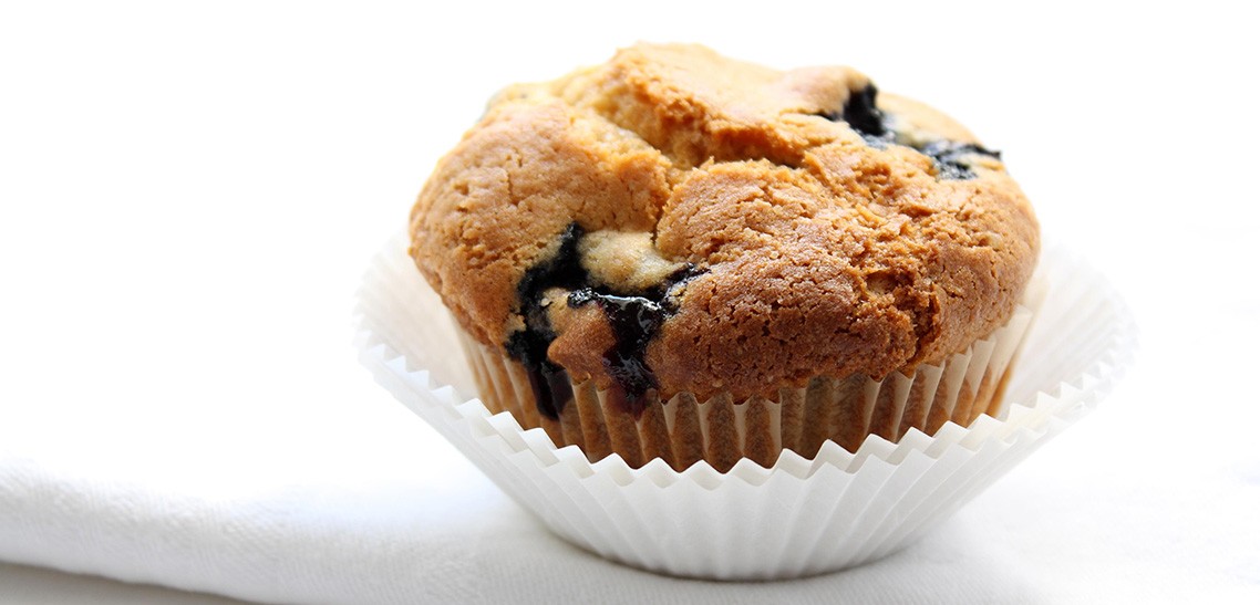 Blueberry Muffins with Dried Cranberries