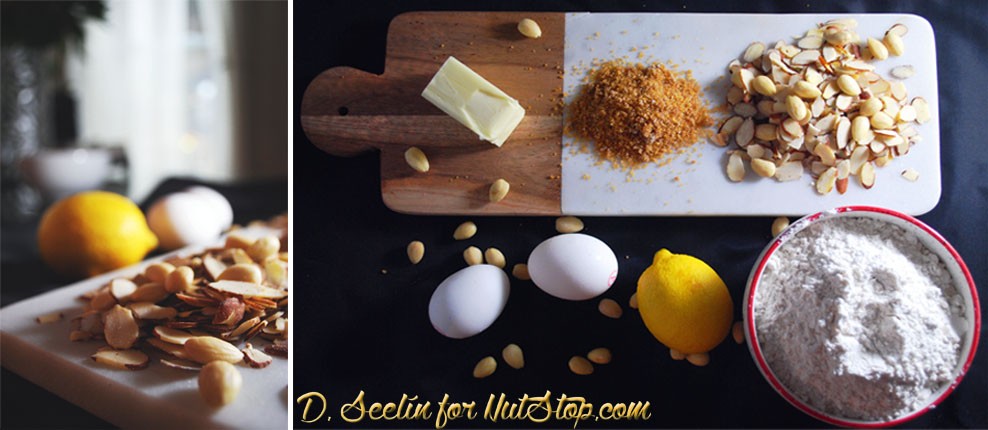 almond and citrus biscotti ingredients