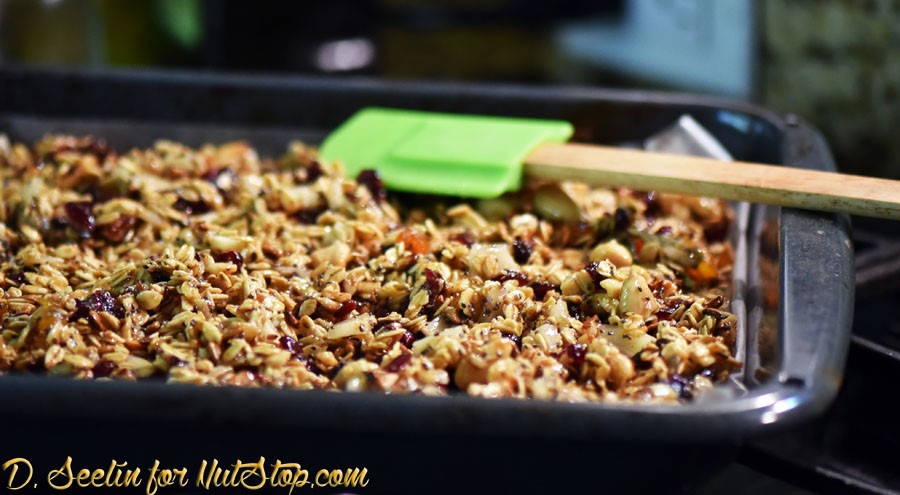 Granola with Nuts and Dried Fruits