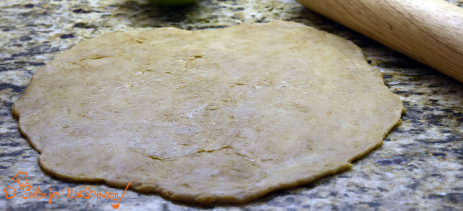 roll the galette dough